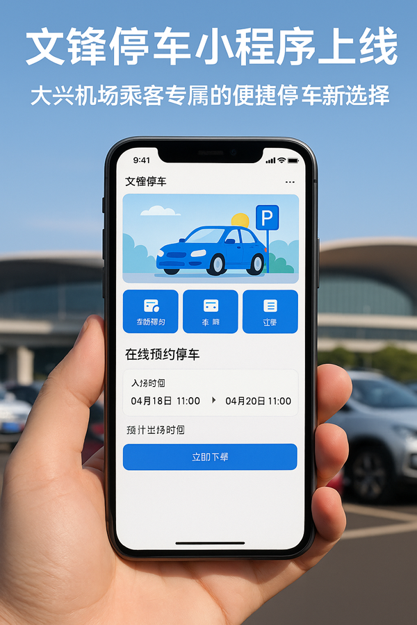 **大興機場停車怎么選？文鋒：近、快、安全**
