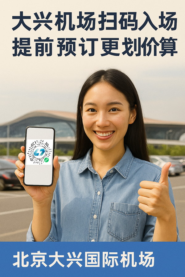 大興機(jī)場(chǎng)停車不用急，文鋒小程序一鍵預(yù)約更高效